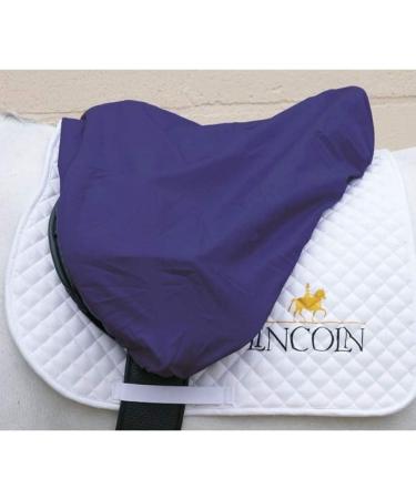 Hy Waterproof Saddle Cover- Nylon One Piece Design. One Size Fits All Saddles. Purple Navy or Black Colour 7449P - Buy Online on GoSupps.com