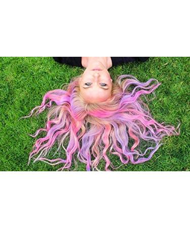 Rootflage Pink Parade Temporary Hair Dye - Shampoo Out Colored Hair Powder for Dark Hair - Buy Online on GoSupps.com