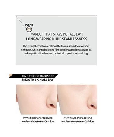 CLIO Nudism Velvet Wear Cushion 03 Linen - Luxurious Coverage for Flawless Skin - Buy Online on GoSupps.com