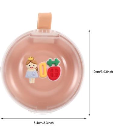 Gleavi Cute Dental Container for False Teeth & Orthodontic Supplies - Pink Storage Box for Dentures & Braces - Ideal for Home & Travel - Buy Online on GoSupps.com