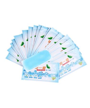 Healeved 40pcs Cooling Patches Cooling Fever Reducer Cooling Sheet for Relieve Headache Toothache Pain Drowsiness Fatigue Refreshing Blue Bed Sheets