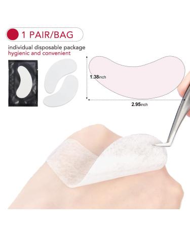 Lunamoon Eye Pads for Eyelash Extensions | 50 Pairs Black Gel Patches - Ideal for Lifting Coloring & Care - Buy Online on GoSupps.com