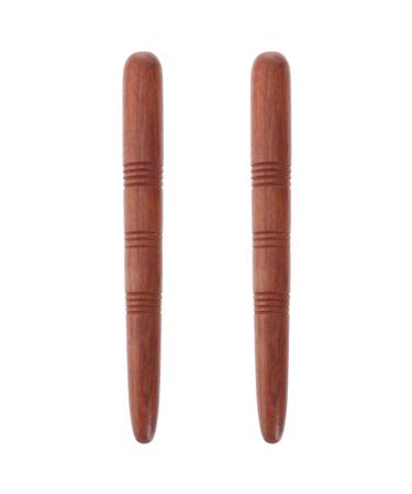 Wooden bars Massage mat 2 pieces Massage stick wooden stick for face back reflex zone massage 5 1 inch battery tower mat set triggerpunkt presser fascia roller Liebscher Bracht