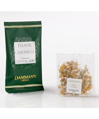 DAMMANN FR RES Chamomile Tisana 24 Envelopes Glass France Camomile Infusion Teabags (Fra)