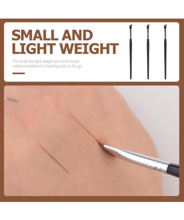 KALLORY 3pcs Eyebrow Brush Eyeliner Pencil Angled Makeup Brush Eyeliner Tool Applicator Flat Head Gel - Buy Online on GoSupps.com