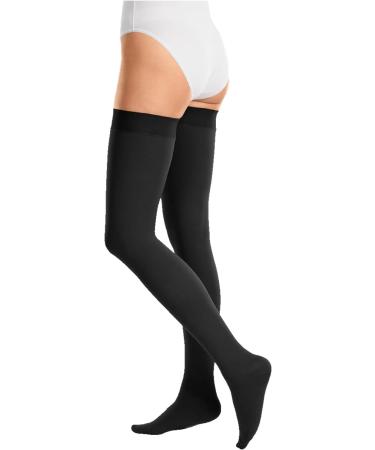 Buy Mediven Cotton CCL1 AG Short Compression Stockings - Black o Sp L | International Shipping Available - Buy Online on GoSupps.com