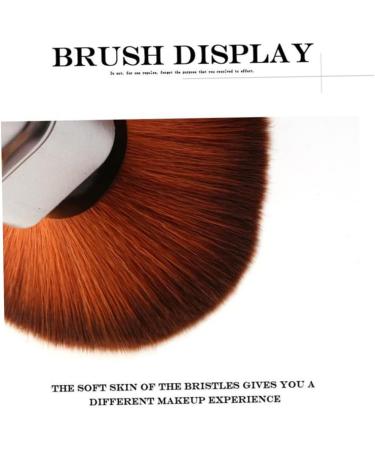 Retractable Powder Brush Travel Nail Dust Brush Portable Makeup Brush with Cover Silver. - Buy Online on GoSupps.com