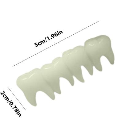 Tooth Barrette - Gothic Hair Barrettes | Tooth Hairpin Chic Hair Clips Stylish Hairpin Halloween Hair Barrette Hair Accessories Luminous model - Buy Online on GoSupps.com