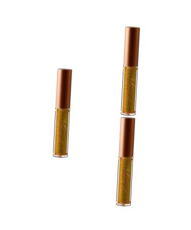 Healvian 3pcs Women Shadow Cosmetic Glitter Eye Shadow Glitter Eyeshadow Liquid Eyeshadow Glitter Eye Shadows