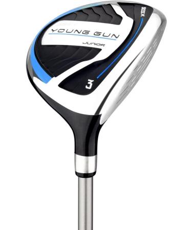 Young Gun SGS X Junior Kids Left Hand Golf Club #3 Fairway Woods Blue Age 6-8 - Buy Online on GoSupps.com