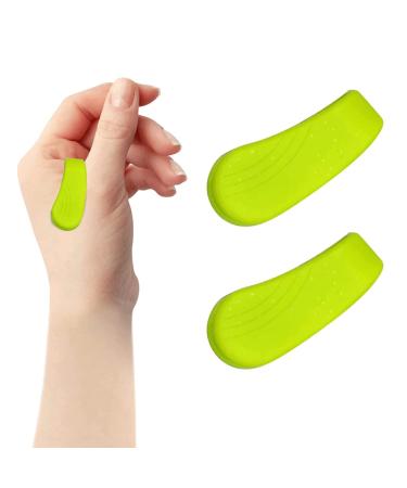 2 PCs acupressure clip acupressure tool portable acupressure tool massage acupressure clip to relieve headaches anxiety alleviates green