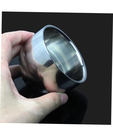 Premium Stainless Steel Shave Cream Set with Brush & Bowl - Men's Shaving Kit for Luxurious Grooming - Buy Online on GoSupps.com