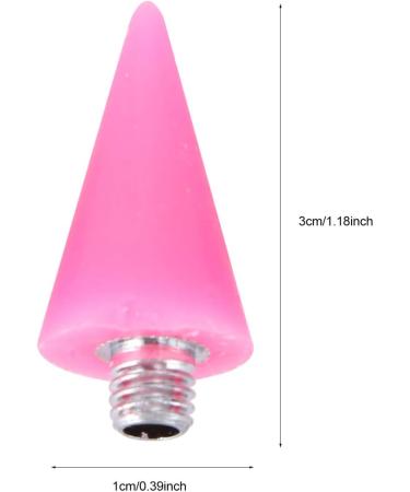 SOLUSTRE 3pcs Nail Rhinestone Picker Wax Tip Dotting Pen Replacement Heads - Pink - Buy Online on GoSupps.com