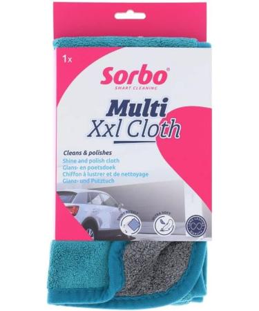 Sorbo XXL Microfibre Cleaning Cloth - Ultra Soft & Streak-Free Car Cleaning Essential - 30 x 65 cm - Buy Online on GoSupps.com