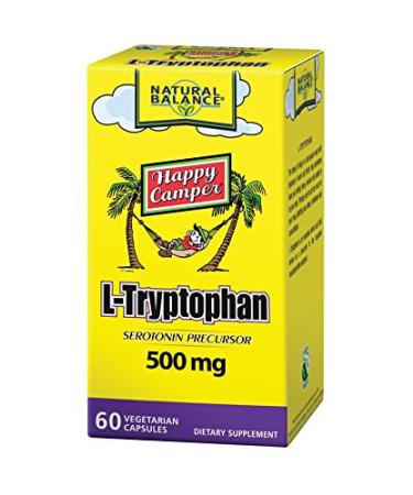 Natural Balance L-Tryptophan 500 mg 60 Vegetarian Capsules