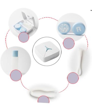 Lalafina Contact Lens Set - Stylish Holder & Organizer for Travel | Sweet Color Cases - Buy Online on GoSupps.com