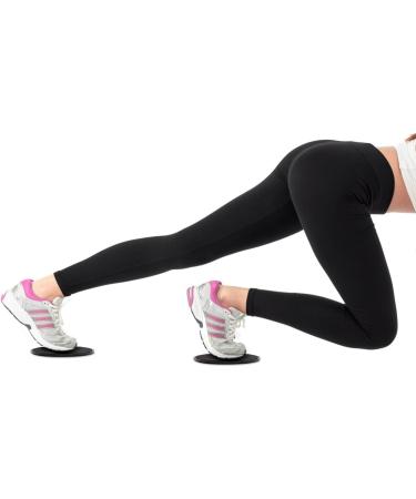 Ryaco Gleverse Fitness Sliders - Double-Sided Gliding Discs for Home Workouts | Full Body & Belly Training | Free Carry Bags - For Carpet Tiles Laminate & Wood Floors - Buy Online on GoSupps.com