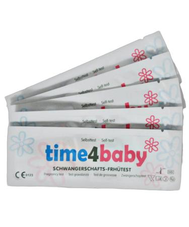 time4baby: 15 Pregnancy Test Strips 10mIU/mL