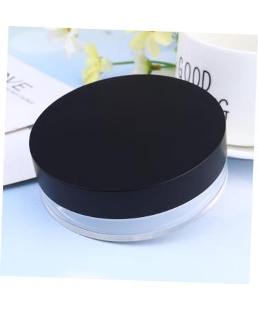 FOMIYES Powder Puff Case Cosmetic Powder Containers Black Cosmetic Containers Makeup Containers - Buy Online on GoSupps.com