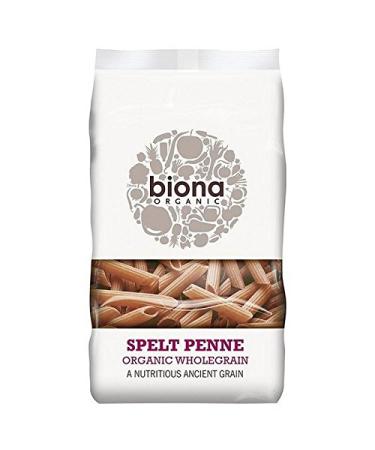 Biona Biona Organic Wholegrain Spelt Penne 500G (Pack of 2)