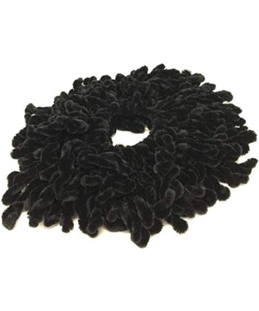 Volumising Scrunchie Big Hair Tie Ring Hijab Volumizer Khaleeji Headwear for Women Black Volumising Scrunchie - Buy Online on GoSupps.com