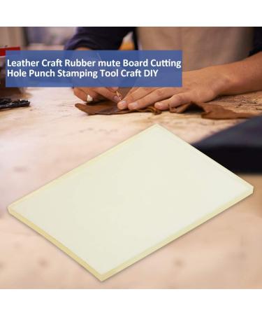 Leather Stamping Board for Craft with Rubber Mute Cutting Mat 20x15x0.8cm - Buy Online on GoSupps.com