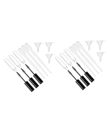 Mipcase 1 Set Mascara Tube Lash Mascara Empty Tube Bottle Liquid Eyeliner Bottles Air Traffic Control Straw