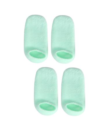 POPETPOP 2 Pairs Cracked Heels Guard Moisturizing Short Socks Hard Feet Socks Moisturising Socks and Gloves Dry Feet Socks Dead Skin Socks Feet Healing Socks Gel Socks Anti-Crack Earth