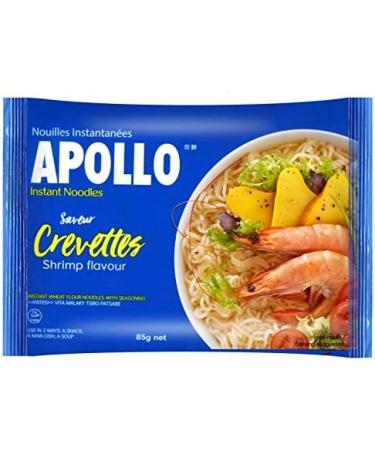  Epicerie sal e APOLLO - Shrimp Noodles 85G - Pack of 4 - Sold in Packs - Buy Online on GoSupps.com