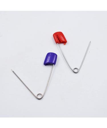 U-M Pulabo Multi-Colored Safety Pins - 5Pcs Reusable Plastic Head Infant Diaper, Medium Size - Buy Online on GoSupps.com