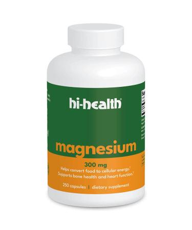 Hi-Health Magnesium 300mg (250 Capsules)