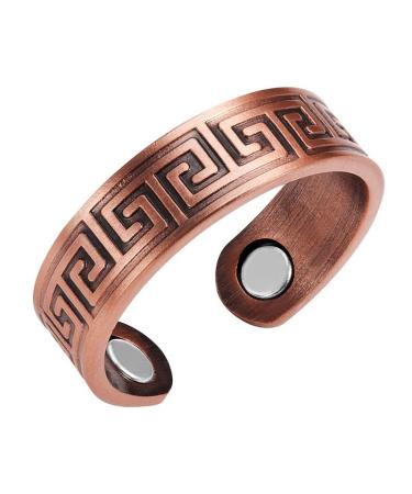 EnerMagiX Pure Copper Magnetic Rings for Women Magnetic Rings Birthday Rings Gift for Mom Wife Daughter Women s Day Gift(CPR-0923) - Buy Online on GoSupps.com