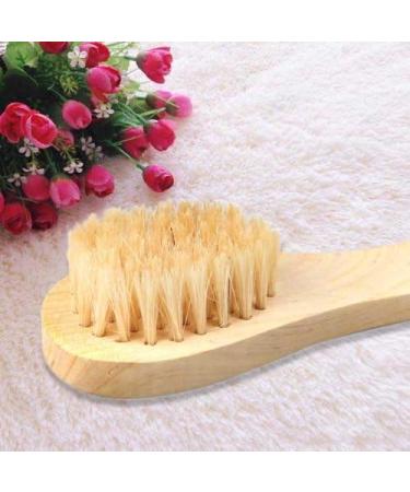 Healtheveryday 1PC Facial Cleaning Exfoliate Brush Facial Skin Care Tool Pore Cleaner Brush with High Grade wood Holder and Soft Bristle - Buy Online on GoSupps.com
