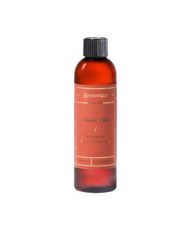 Aromatique Pumpkin Spice Fragrance Diffuser Oil - Aromatherapy Scented Air Freshener Deodorizer Oil Scented Refill for Home Kitchen Living Room Home Care Decor Humidifier Essential Oils 4oz