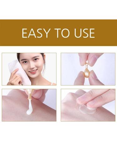 Advanced Vitamin C Serum Hyaluronic Essence Capsules Skin Care Cream Moisturizer For The Face Reduces Wrinkles Fine Lines Aging - Buy Online on GoSupps.com