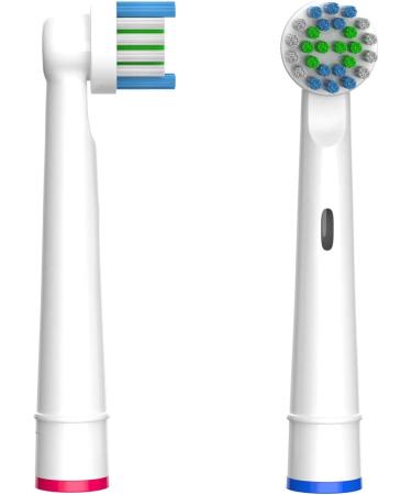 16 Pack Electric Toothbrush Replacement Heads - Compatible with Oral B Braun - Blue - Buy Online on GoSupps.com