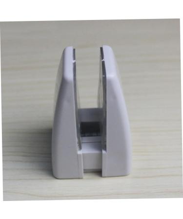 NUOBESTY 2pcs Screen Clips with Screws Desk Partition Clamp Glass Partition Clamp Cut Off Simple Glass Clip White medium - Buy Online on GoSupps.com