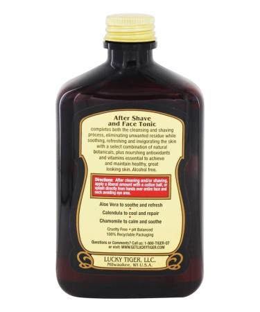 After Shave & Face Tonic 8 oz. - Refreshing Post-Shave Care - Buy Online on GoSupps.com