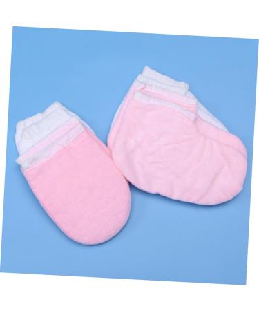 minkissy 4 Pairs Cloth Gloves Booties Paraffin Wax Bath Mitts Hand Treatment Gloves Bath Treatment Mitt Glove Paraffin Wax Warmer for Hands and Feet Wax Bath Mittens Accessories Simple M As Shown - Buy Online on GoSupps.com