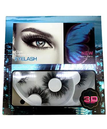 HBZGTLAD 2021 New 25mm 3D Faux Mink False Eyelashes | 5 Pairs Handmade Thick Long Eye Lashes | Premium Makeup Beauty Extension Tools - Buy Online on GoSupps.com