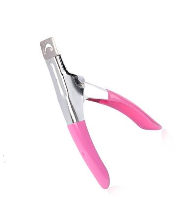 Acrylic Nail Clippers Nail Clippers Acrylic UV False Nail Edge Cutter Clipper Manicure Tool Pink Nails Repair Scissors Tool for Fingernail Art Salon Manicure Tip