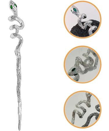 LALAFINA Snake Hairpin Hair Clips for Bun Chinese Japanese Chignon Pin Hair Sticks for Buns Hair Barrettes for Women Metal Hair Sticks Pearl Hair Accessories China Alloy Simple Bride - Buy Online on GoSupps.com