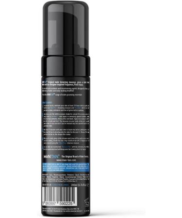 MANTAN - Dark Self Tan for Men | Male Instant Fake Self Tanner Bronzing Mousse For Body Face - Buy Online on GoSupps.com