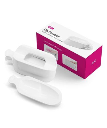Nail Dip Powder Tray Dip Powder Recycling Tool for Acrylic Nail Powder Use Easy to Make Beautiful Dip Nails White - Buy Online on GoSupps.com