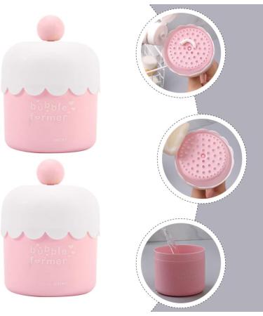 6pcs Makeup Cups Soap Whip Bubbling Foaming Tool Facial Making Using Device Maker Foamer Bottles Bathroom Foam Former Bubble Manual Dispenser Travel Pink Cup Empty Chic - Buy Online on GoSupps.com