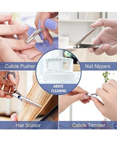 YoleShy Professional Plastic Sterilizing Tray for Nail Salon and Spa - Nail Art Tool Organizer and Cutter Manicure Equipment Storage Box - White - Buy Online on GoSupps.com