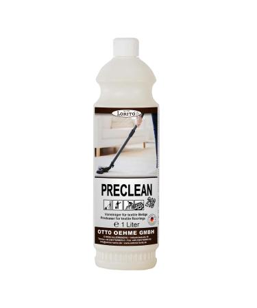 Lorito Preclean Pre -cleaner for textile coverings upholstered cleaner 1 liter concentrate stain remover clothing sofa carpet and upholstery foam and environmentally friendly