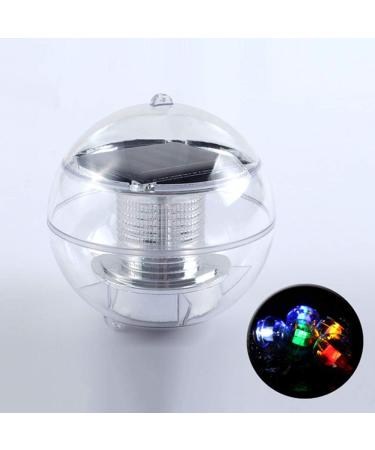 Water Floating LED Ball Lights Solar Power Pool Lamp for Garden Pool Pond Decoration 2pcs (Warm Light) - Buy Online on GoSupps.com