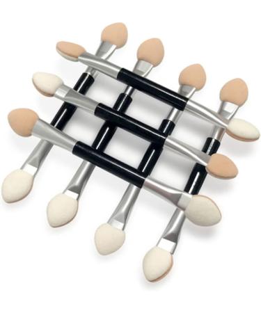 WOONEKY 30pcs Brush Eyeshadow Sponge Tipped Oval Makeup Tool Eye Shadow Applicator Makeup Eyeshadow Brush - Buy Online on GoSupps.com