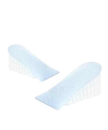 5cm 3.5cm Silicone Invisible Height Increase Insoles for Women Men Half Insole 3-Layer Up Lifts Elevator Shoes Pad Heel Lifting(Blue 3.5cm) One size Blue 3.5cm